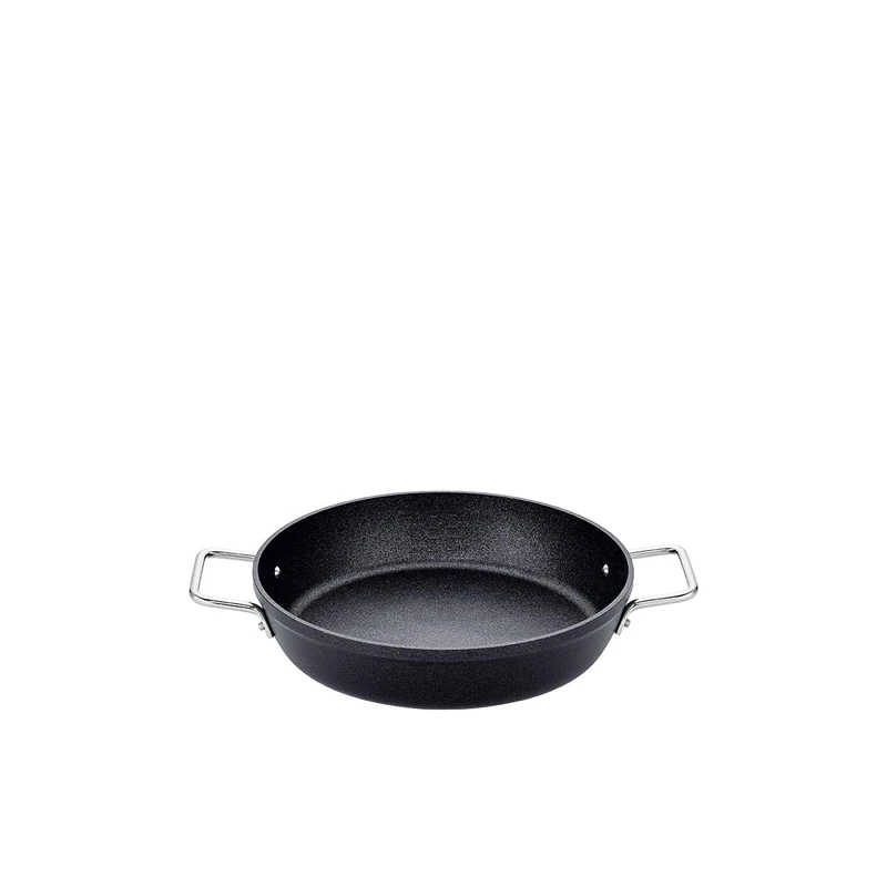 Fissler Adamant Large (Ø 32 cm) Aluminium Frying Pan Coated Non-Stick High Rim Scratch Resistant - Induction, Black