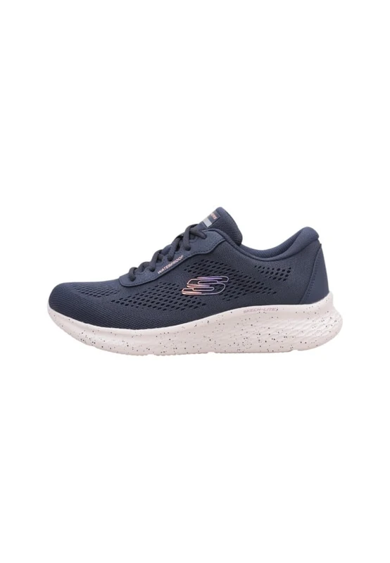 Skechers Women's Skech-Lite Pro Through The Mud Sneaker, Navy Mesh/Multi Trim, 5.5 UK