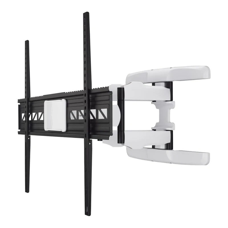 Hama TV Wall Mount (3 Joints, 90",VESA 800x600 LCD/LED TV Wall Mount 120 Degree Swivel Steel Max. Lifting Capacity 75 kg, Wall Hinges) Black