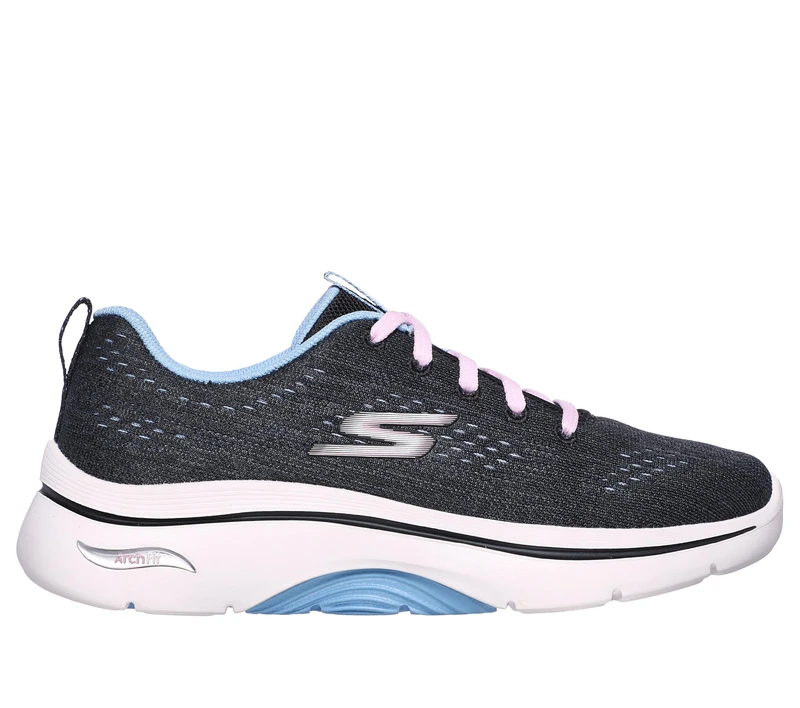 Skechers Womens GO Walk Arch FIT 2.0 Vivid Sunset Black