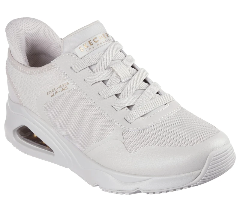 Skechers Women's Tres-Air Uno Easy Steppers - Off White Mesh