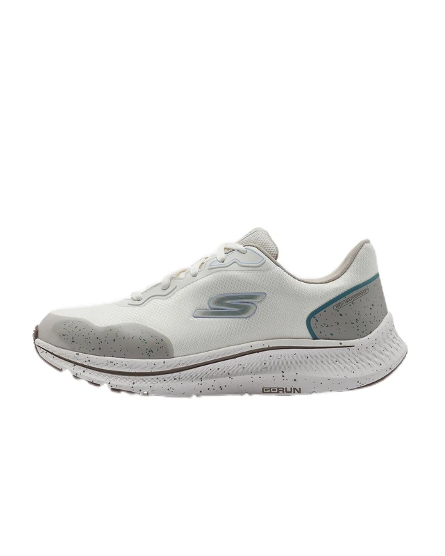 Skechers Women's Go Run Consistent 2.0 Piedmont Sneaker, Off White Textile/Teal Trim, 6.5 UK
