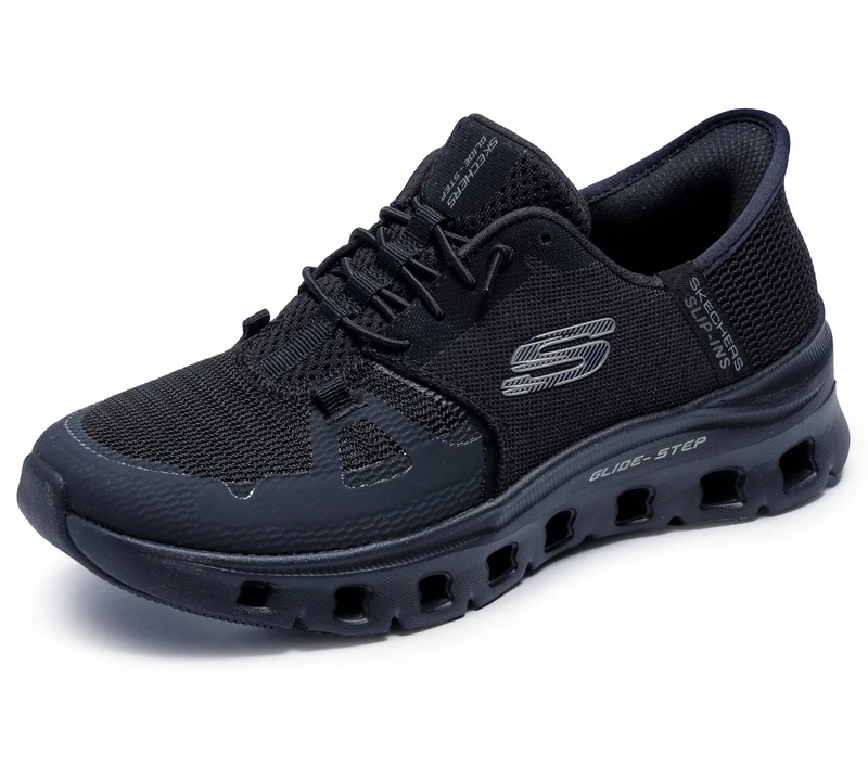 Skechers Women's Glide-Step Pro- Sneaker, Black, 6