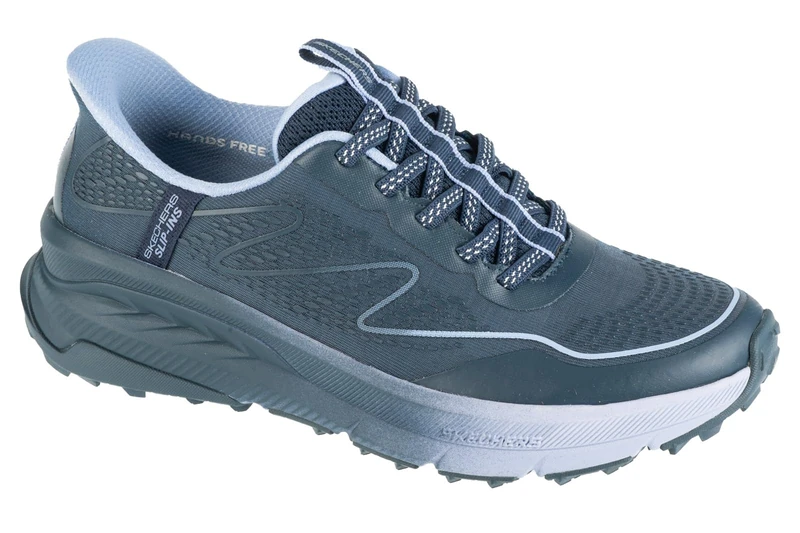 Skechers Women's Switch Back Mist Slip-On Sneakers, Navy Textile/Synthetic/Trim, 6 UK