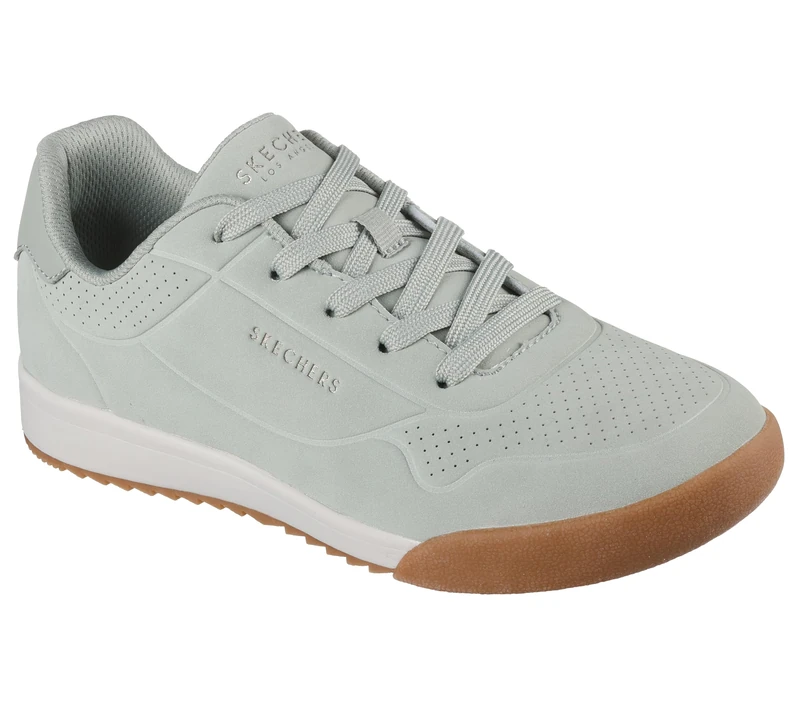 Skechers Women's Zinger 2.0 The Arwen Sneaker, Sage Durasuede, 4 UK