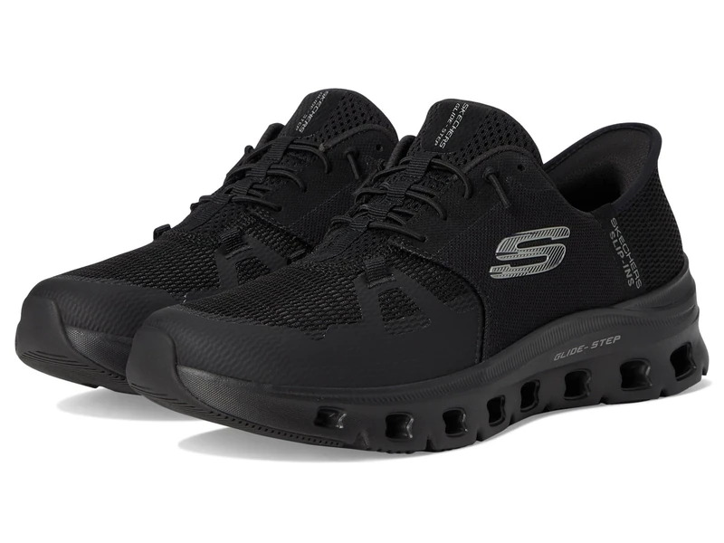 Skechers Women's Glide-Step PRO Sneaker, Black, 4.5 UK
