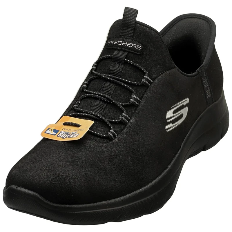 Skechers Womens Summits Unknown Trail Sneaker, Black Mesh Trim, 6 UK