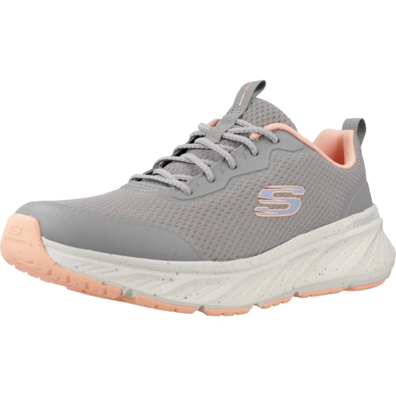 Skechers Women's Edgeride Smooth Journey Sneaker, Gray, 4.5 UK