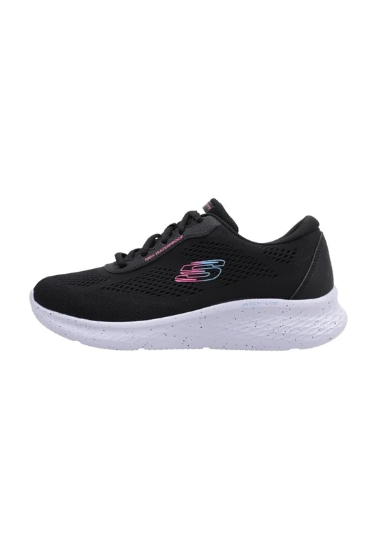 Skechers Women's Skech-Lite Pro Through The Mud Sneaker, Black Mesh/Multi Trim, 4.5 UK