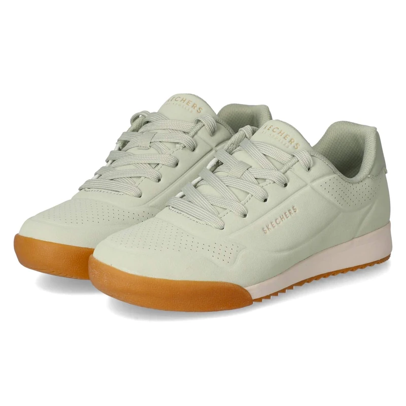 Skechers Women's Zinger 2.0 The Arwen Sneaker, Sage Durasuede, 8 UK