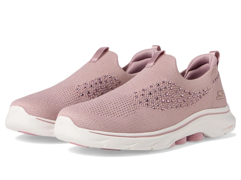 Skechers Womens GO Walk 7 Bling Purple - Image 1