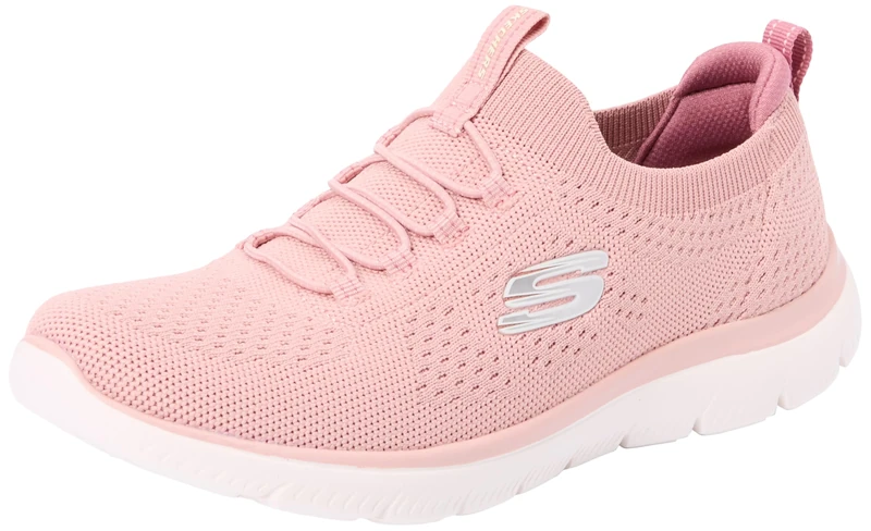 Skechers Womens Summits Top Player Trainers - Rose - UK 6
