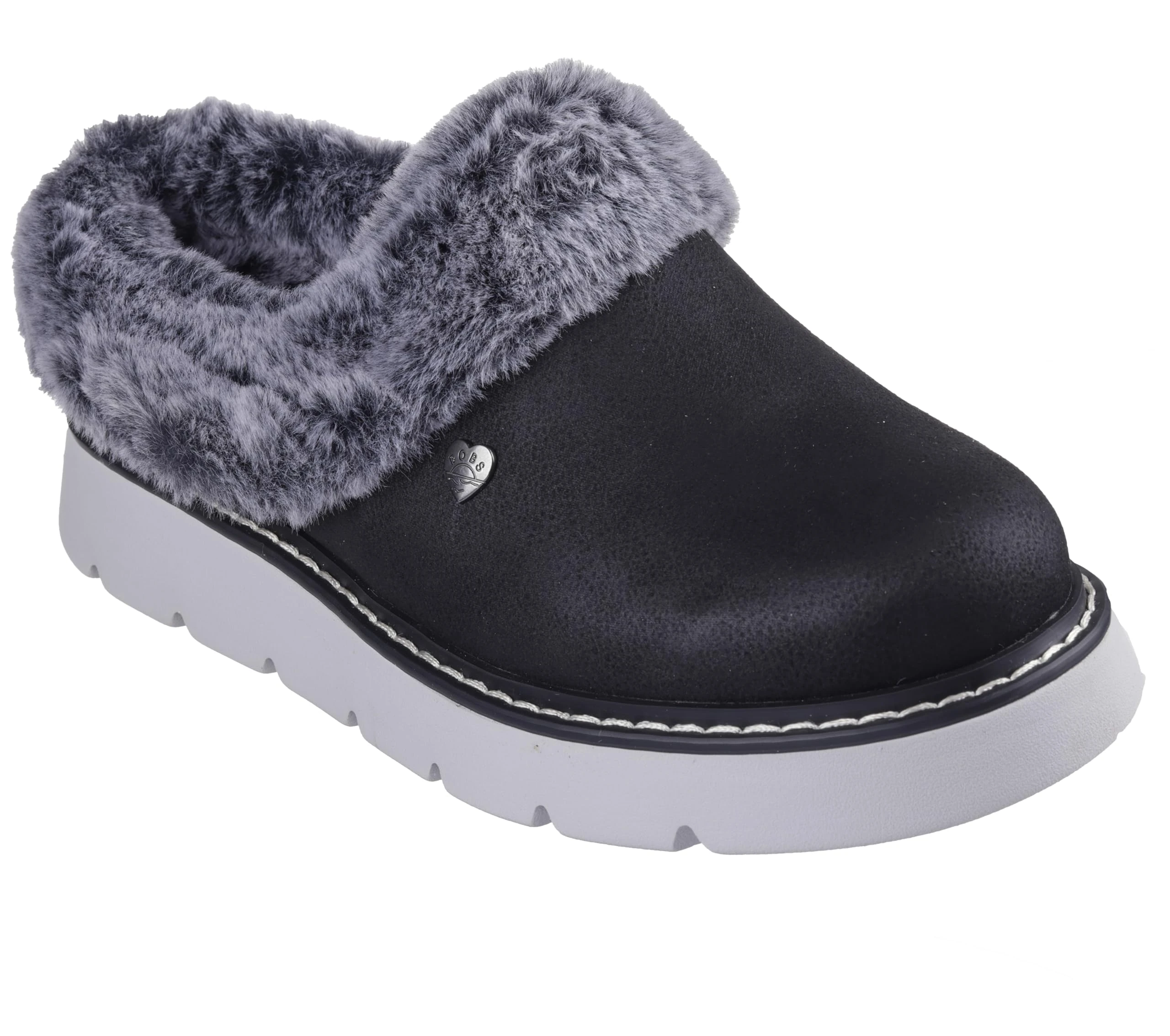 Skechers Women's Keepsakes Lite Cozy Blend Slippers, Black Textile, 6 UK