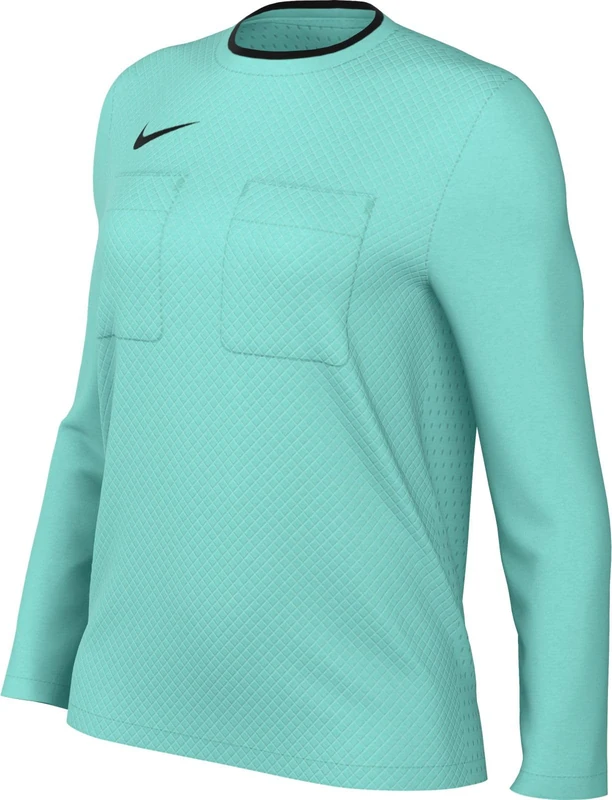 Nike FV3328-354 W NK DF REF II JSY LS Sweatshirt Women's Hyper Turq/Black Size S