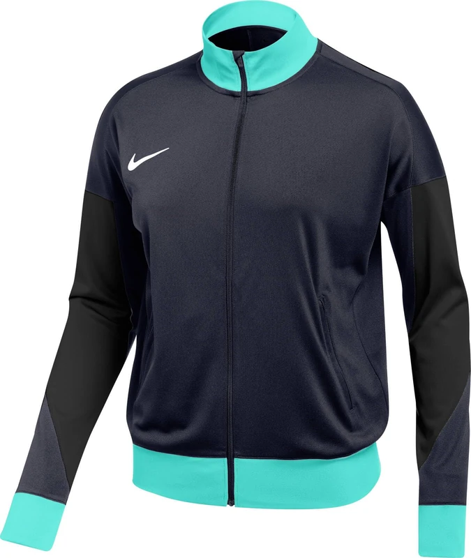 Nike FD7583-453 Dri-FIT Strike 24 Track Jacket K Jacket Women's OBSIDIAN/BLACK/HYPER TURQ/WHITE Size XL
