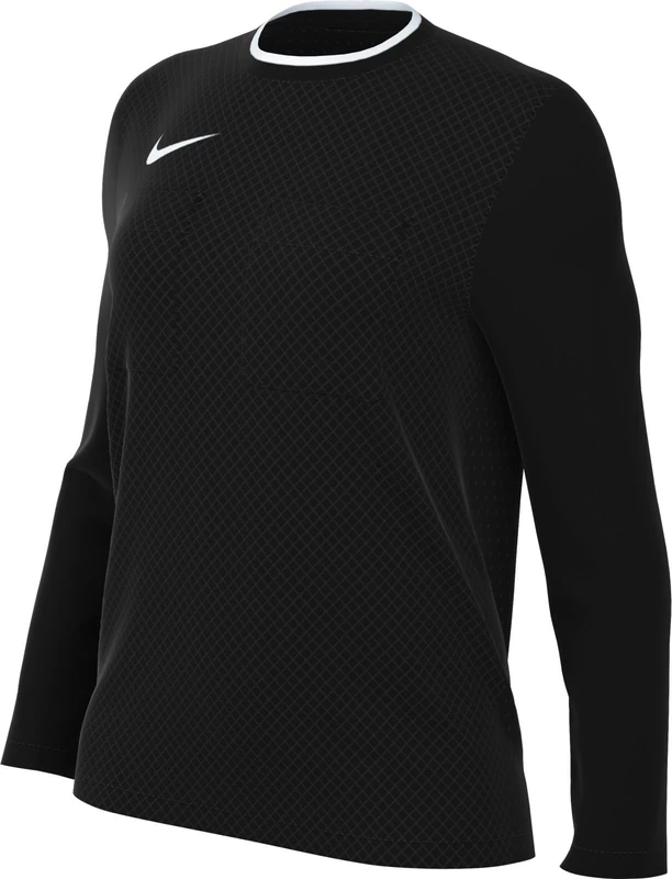 Nike FV3328-010 W NK DF REF II JSY LS Sweatshirt Women's BLACK/WHITE Size XL - Image 1