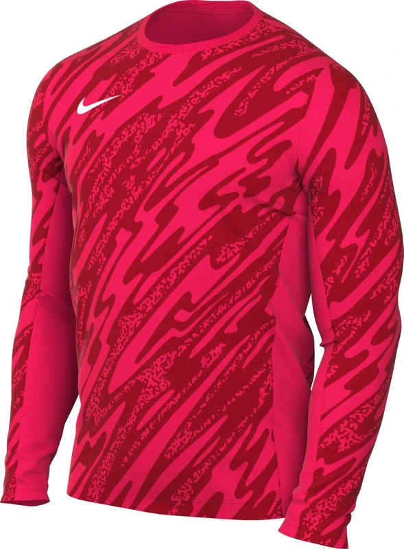 Nike FD7474-644 Maglia Dri-FIT Gardien V GK Sweatshirt Men's Laser Crimson/University RED/White Size XS