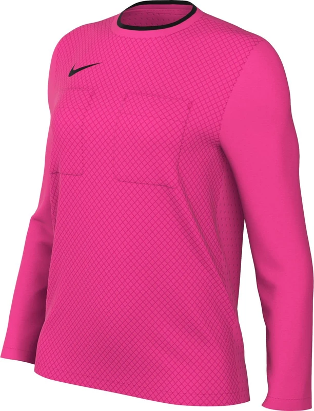 Nike FV3328-645 W NK DF REF II JSY LS Sweatshirt Women's Hyper Pink/Black Size XL