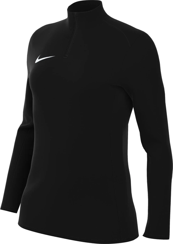 Nike FD7589-010 W NK SF STRK24 DRIL TOP Sweatshirt Women's Black/Black/White/White Size XS - Image 1
