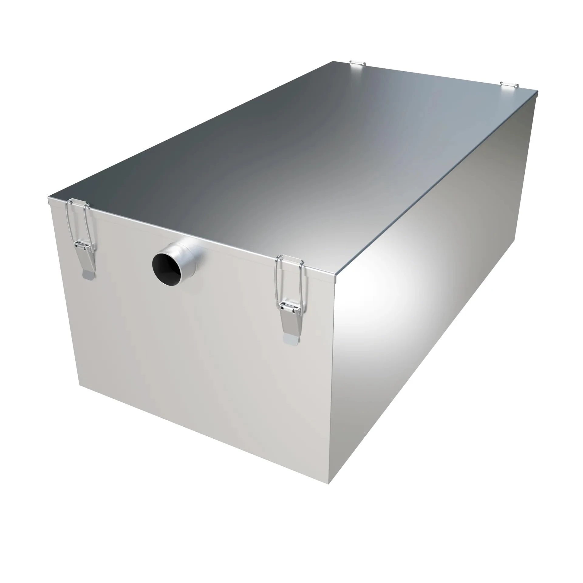 Davlex Stainless steel grease trap, 110 Litre Fat Traps, 26 kilo, Commercial restaurant, cafe, take away under sink unit.