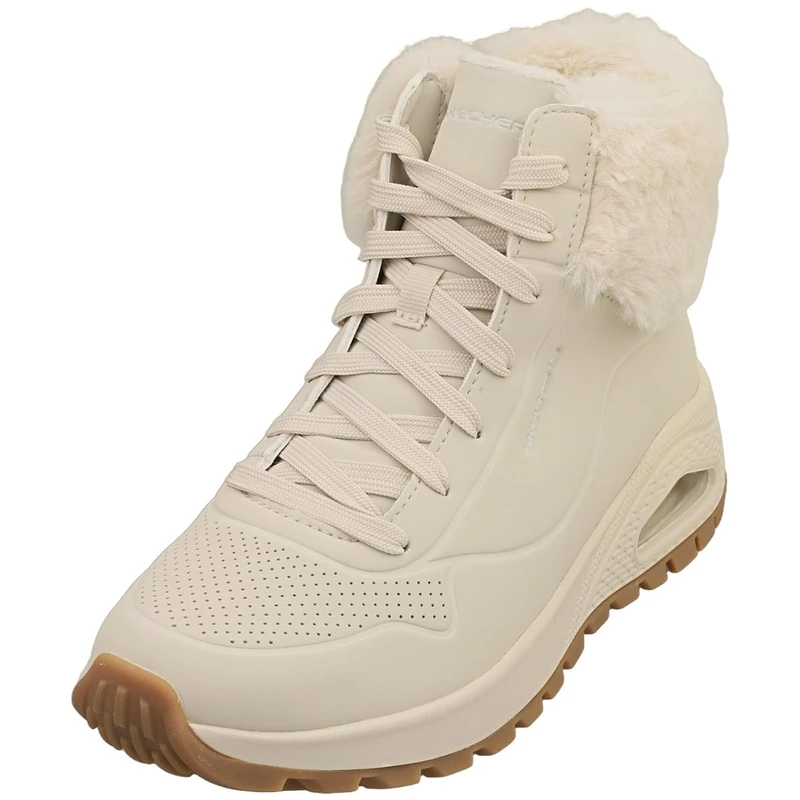 Skechers Women's UNO Rugged Fall AIR Ankle Boot, White, 5 UK
