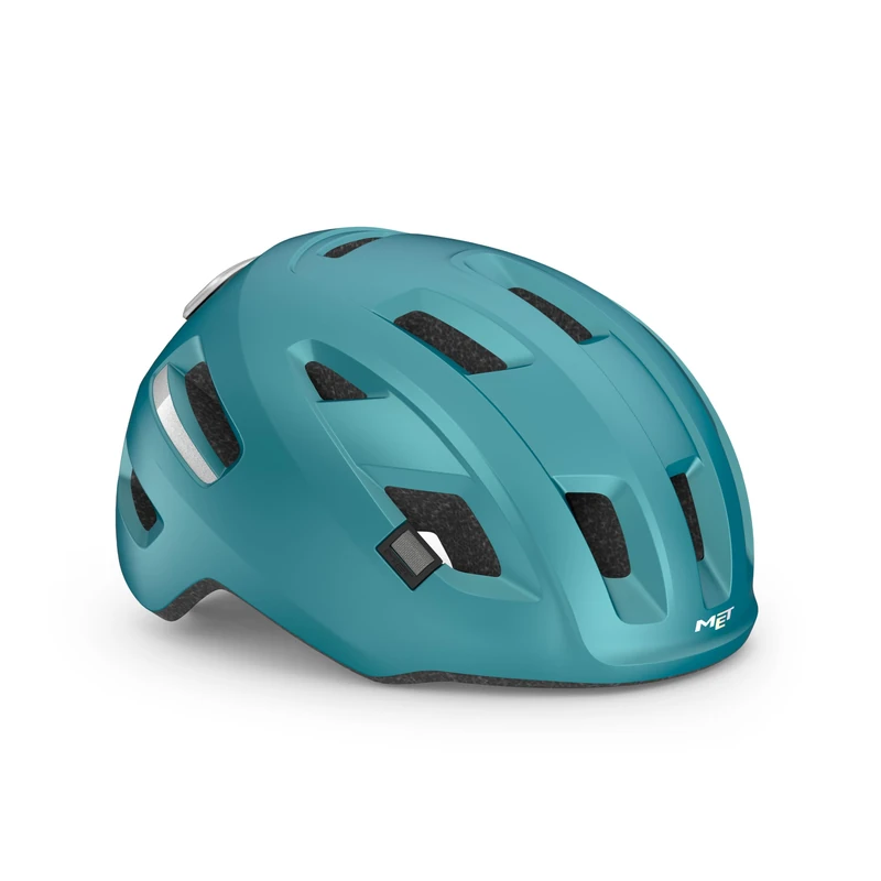 MET E-Mob MIPS Urban Cycling Helmet, Matt Teal, Size 58-61cm