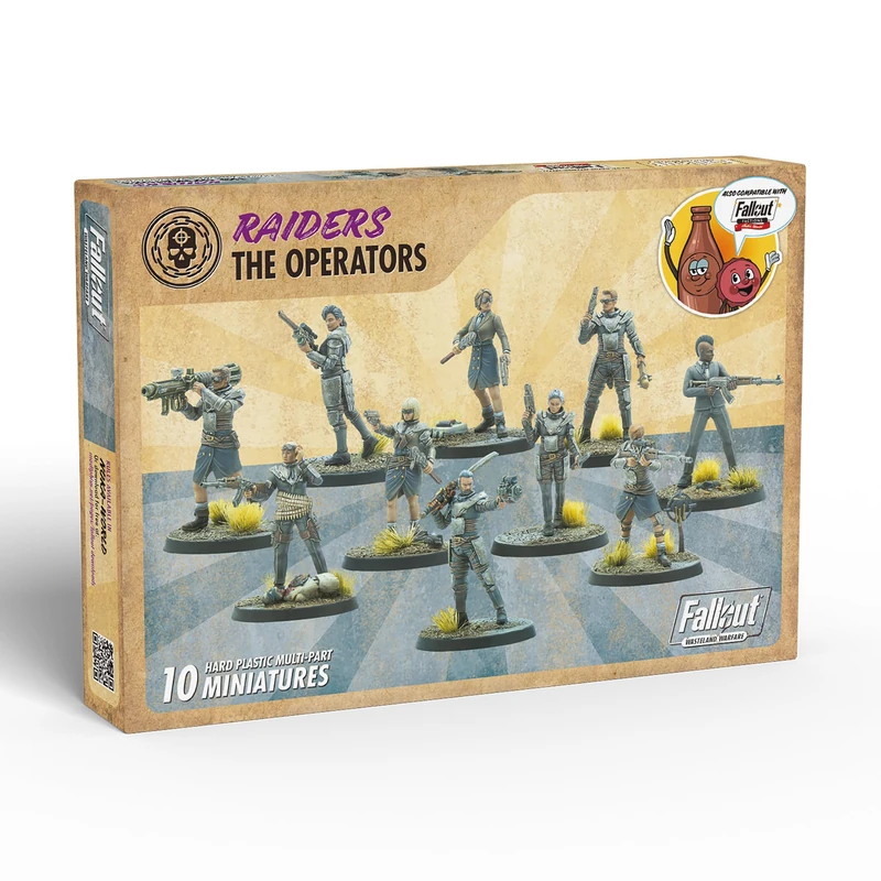 Modiphius, Fallout: Miniatures - Raiders: The Operators