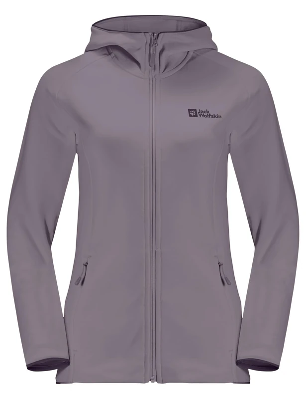 Jack Wolfskin Women's Baiselberg Hooded Fz W Jacket, Wild Blossom, L