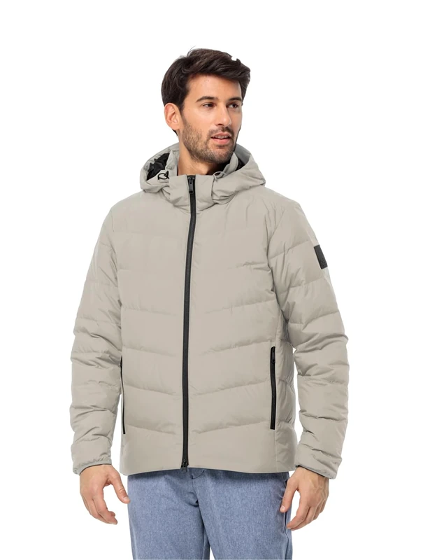 Jack Wolfskin Men's colonius JKT m Down Jacket, Seal, L