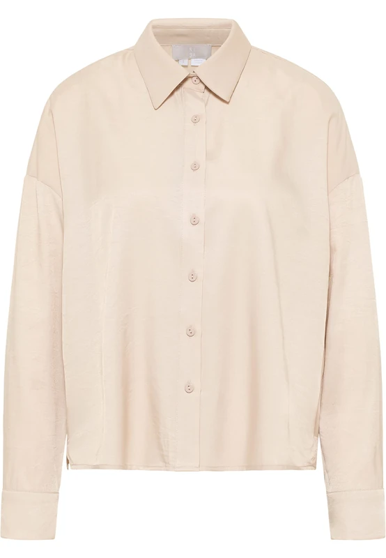 SANIKA Women's Shirt Blouse, Light Beige, Large