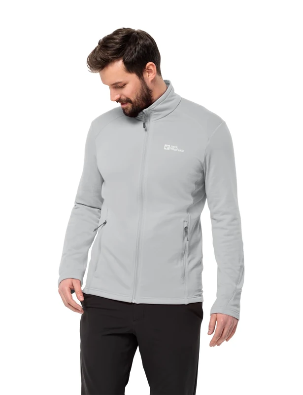 Jack Wolfskin Men's Kolbenberg Fz M Jacket, Cool Grey, M