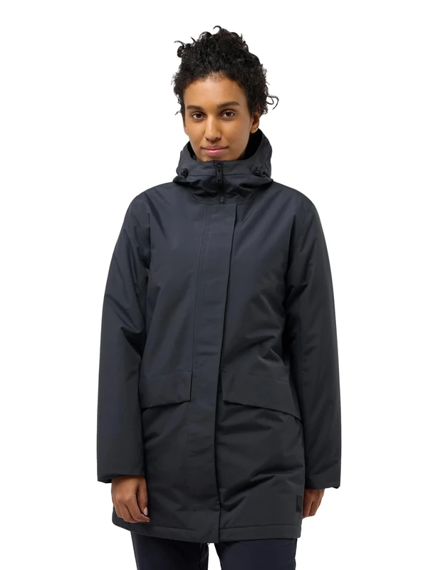 Jack Wolfskin Women's Tempelhof W Coat, Phantom, M