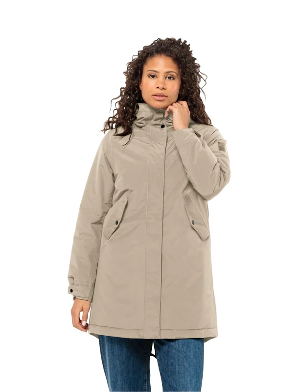 Jack Wolfskin Women's Talforst Parka W Parka, anise, XXL