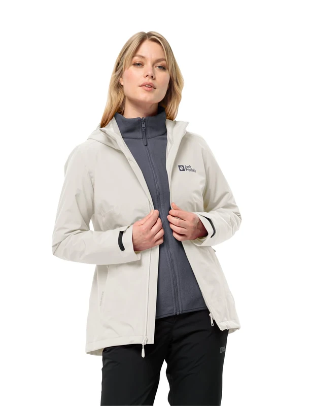Jack Wolfskin Womens Moonrise 3 In 1 Jacket - Mint Leaf - M