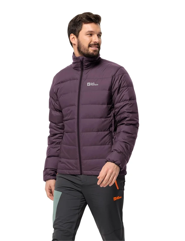 Jack Wolfskin Men's Ather Down JKT M Down Jacket, Midnight Plum, M