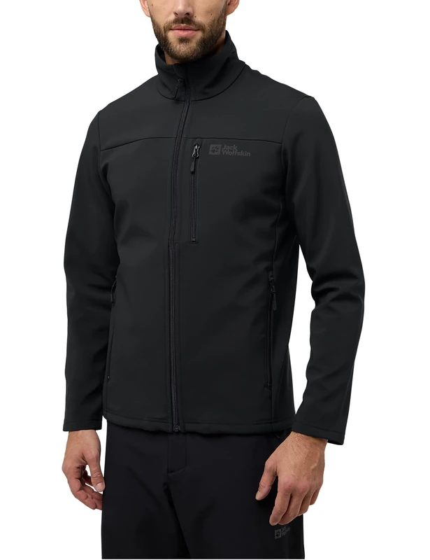 Jack Wolfskin WHIRLWIND MEN, Men’s Softshell jacket, black,