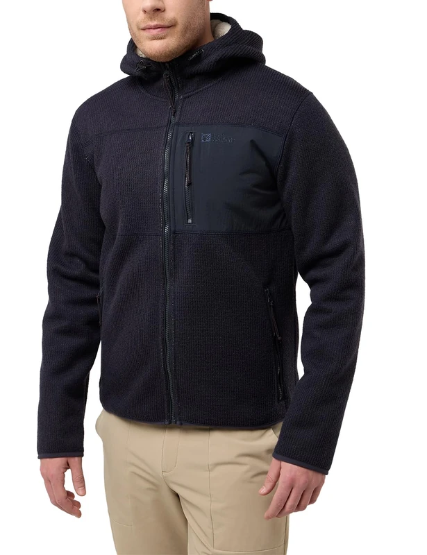 Jack Wolfskin Men's Kaminfeuer Hooded Jacket M