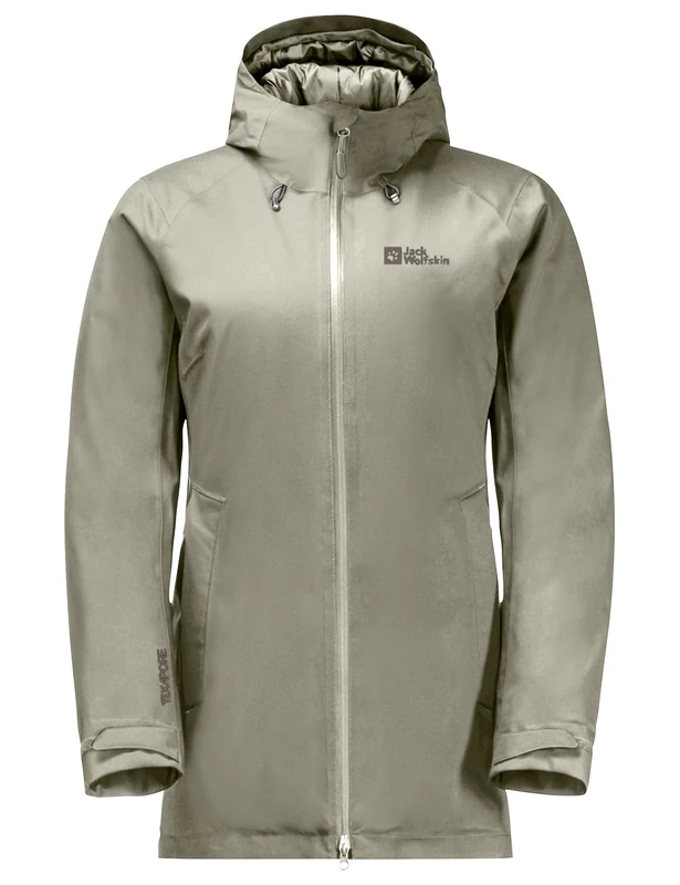 Jack Wolfskin Women's Stirnberg Ins JKT W Jacket, Seal, XL