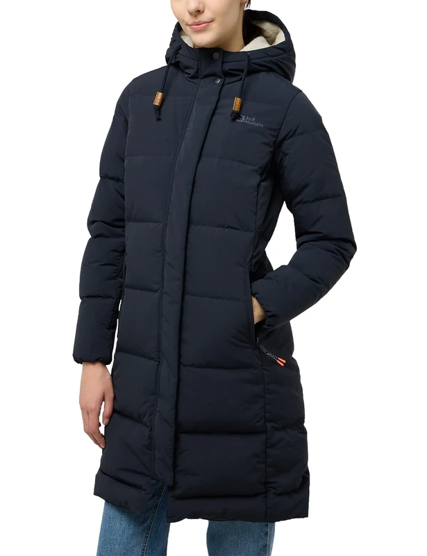 Jack Wolfskin Women's Northern Lights Coat W, Dark Navy, XXL