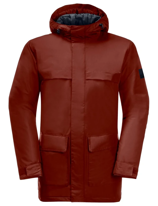 Jack Wolfskin Men's Winter Camp Parka Jacket - Midnight Blue, Small