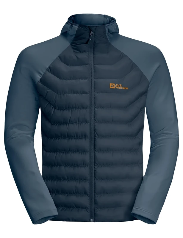 Jack Wolfskin ROUTEBURN PRO HYBRID M, Men’s Softshell jacket, midnight sky,