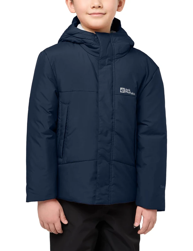 Jack Wolfskin SNOWBEAR JKT K, Unisex children Jacket, night blue, - Image 1