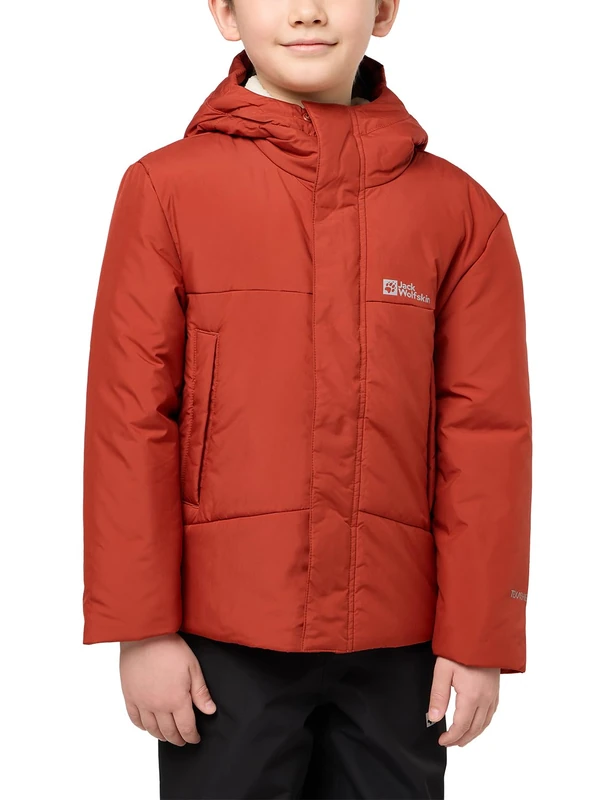 Jack Wolfskin SNOWBEAR JKT K, Unisex children Jacket, intense rust, - Image 1