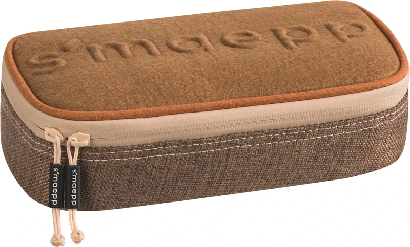 Brunnen 1049249009 Pencil Case, Pen Case, Pencil Box, Brown - Image 1