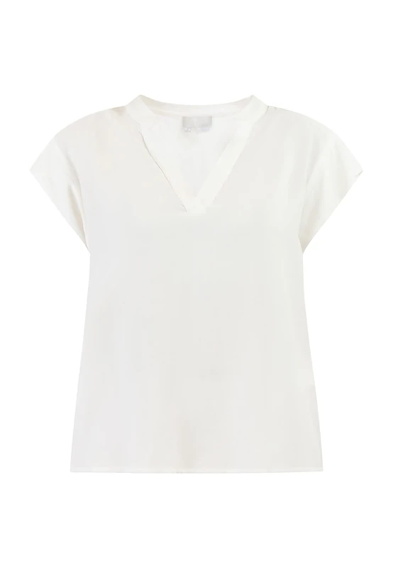 COBIE Women's Blouse, Wool White, XL