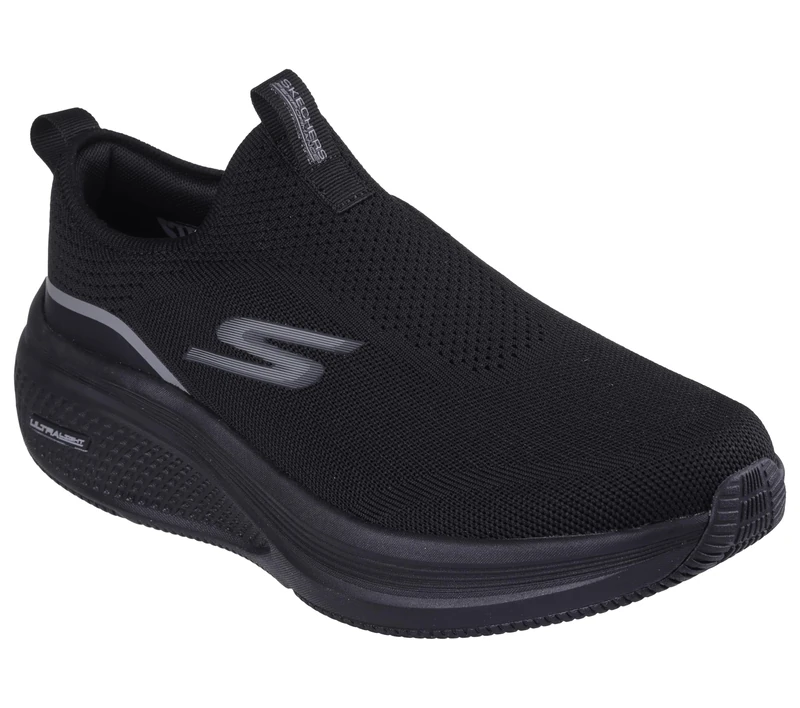 Skechers Men's Go Run Elevate 2.0 Upraise 2.0 Slip-On Sneakers, Black Textile/Synthetic, 13 UK
