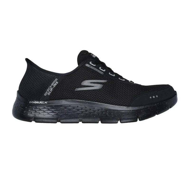 Skechers Men's Go Walk Flex Sneaker, Black White, 10.5 UK