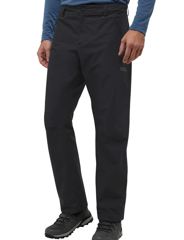 Jack Wolfskin Men's Parana Pants M Hiking, Black, 24 Kurz - Image 1