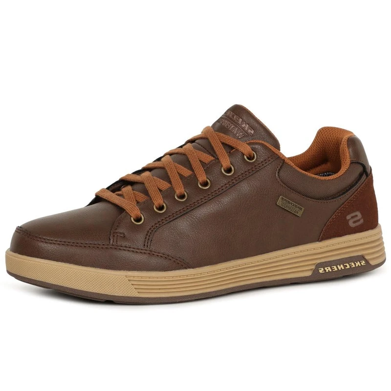 Skechers Men's Cavell Sparkman Trainer, Brown, 13 UK