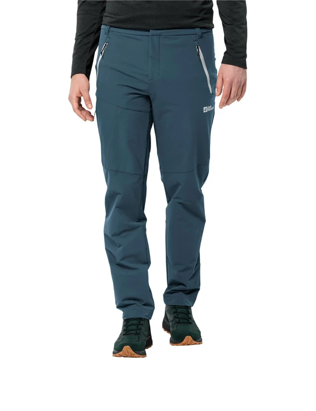 Jack Wolfskin Men's Glastal Winter Pants M Hiking, Midnight Sky, 24 Kurz